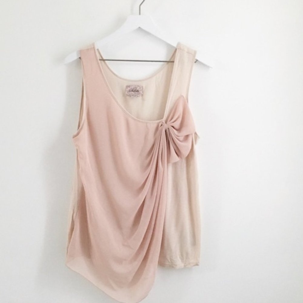 Anthropologie Deletta Swept Away sleeveless tank top size medium